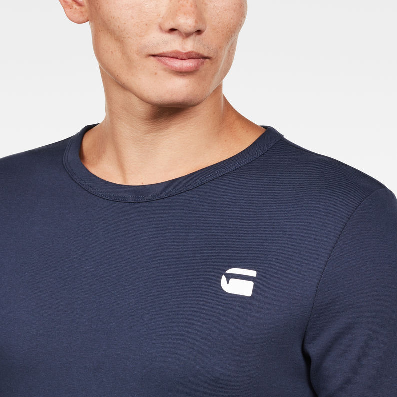G-Star RAW® Coril Slim T-Shirt Dark blue detail shot