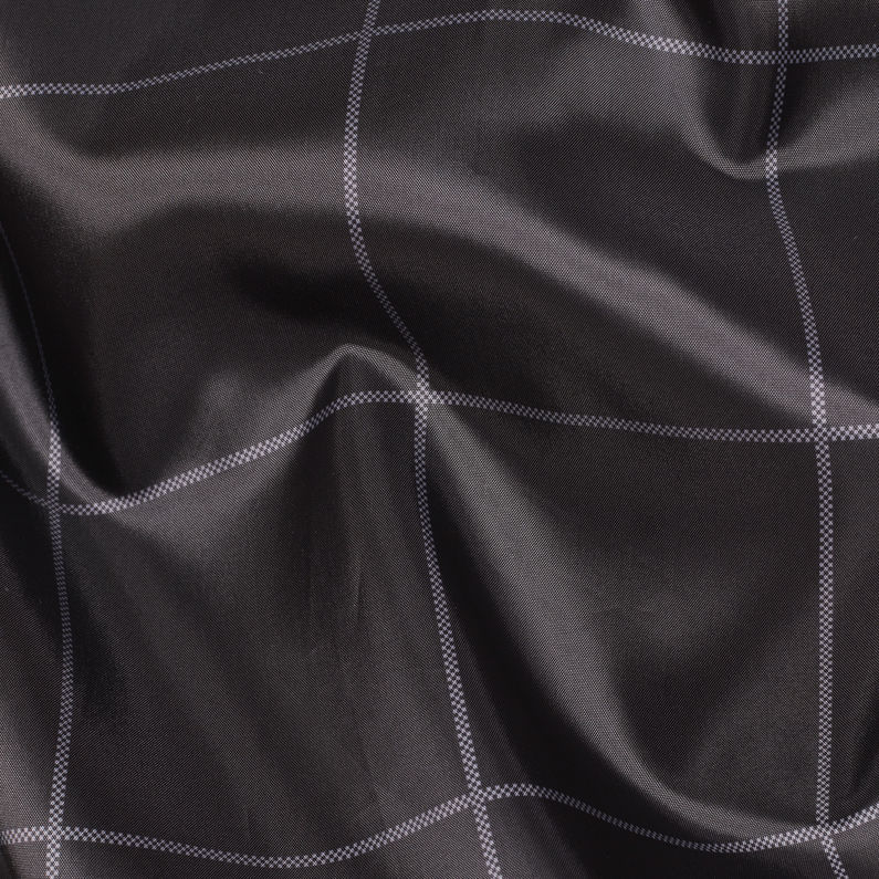 G-Star RAW® Strett Hooded Overshirt + Gymbag Black fabric shot
