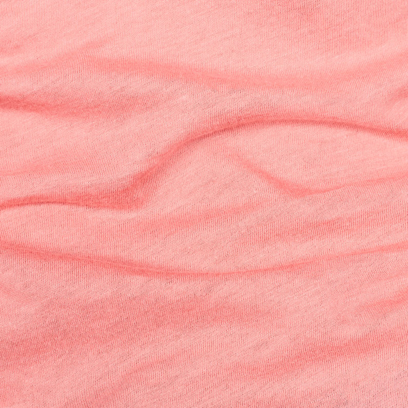 G-Star RAW® Raw Correct Liixa Slim T-Shirt Pink fabric shot