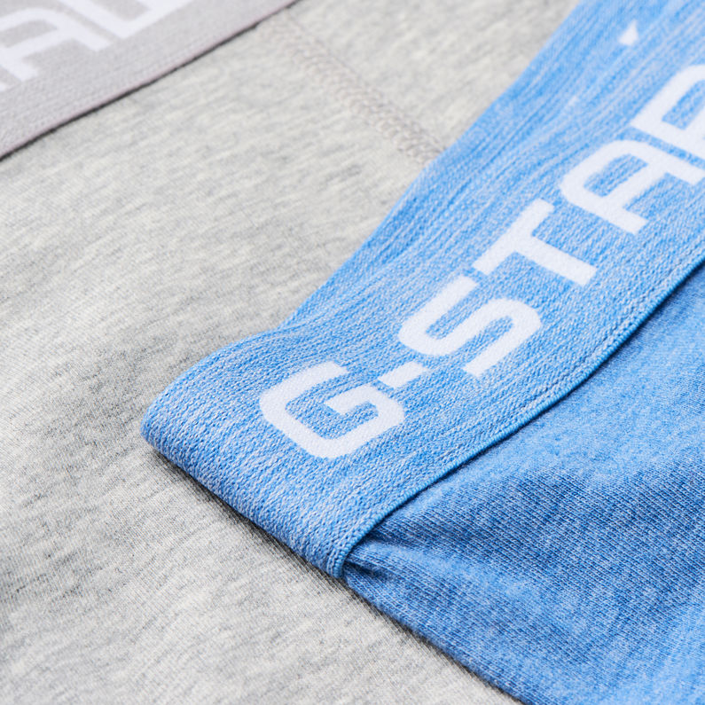 G-Star RAW® Classic Heather Trunks 2-Pack Grau detail shot
