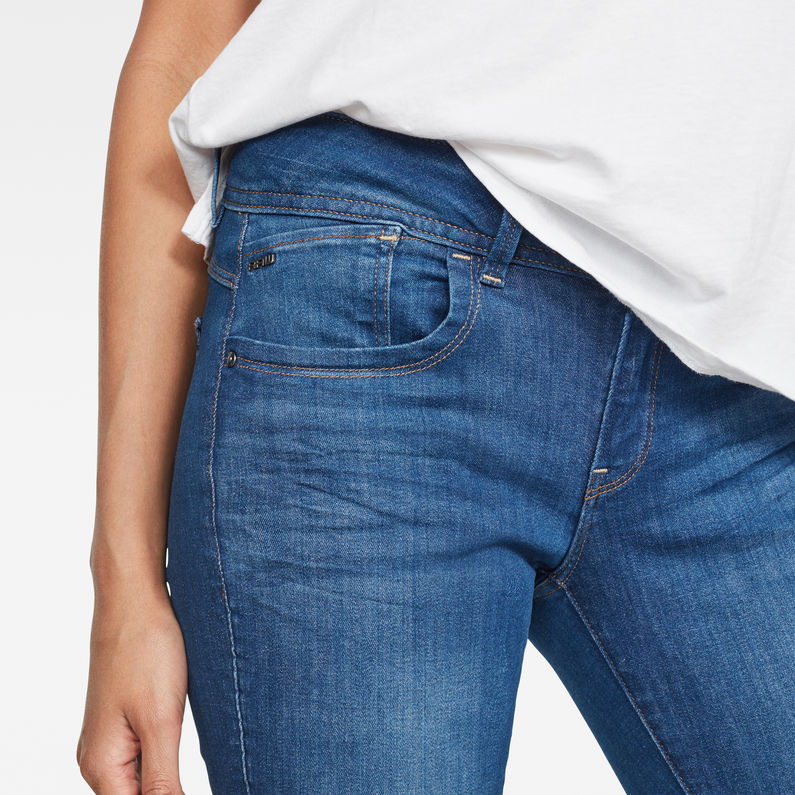 G-Star RAW® Lynn Mid-Waist Skinny Jeans Medium blue