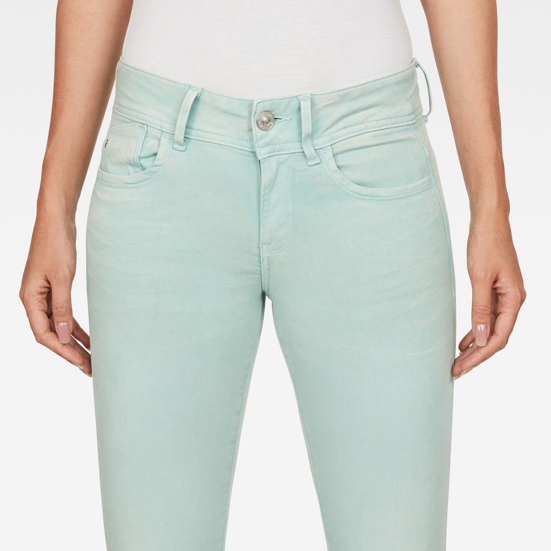 G-STAR® Lynn D-Mid waist Super Skinny Ankle-Cut Color Jeans Light blue