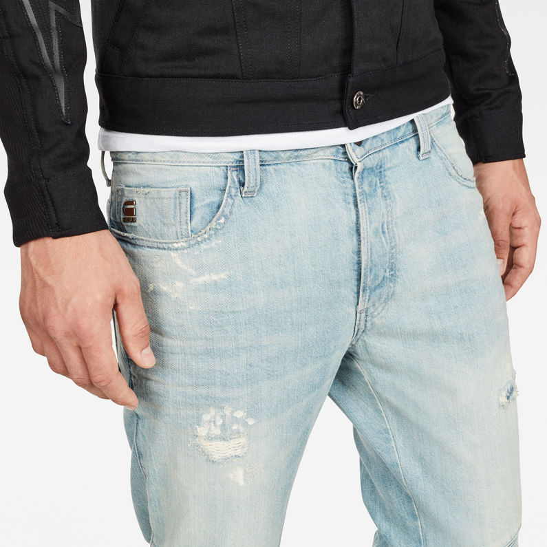 G-Star RAW® Motac Deconstructed 3D Slim Jeans Lichtblauw
