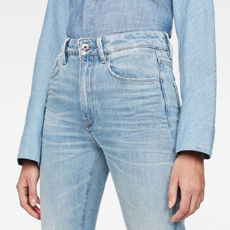 G-STAR® 3301 Ultra-High Waist Skinny 7/8-Restored Jeans Hellblau
