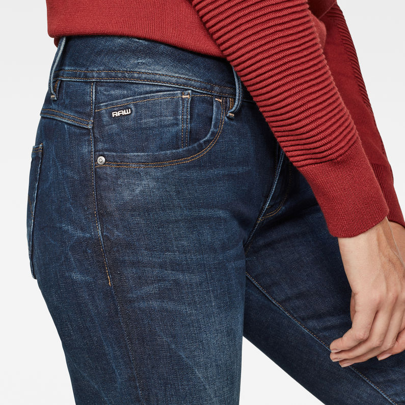 G-STAR® Jeans Lynn Mid Waist Skinny Azul oscuro