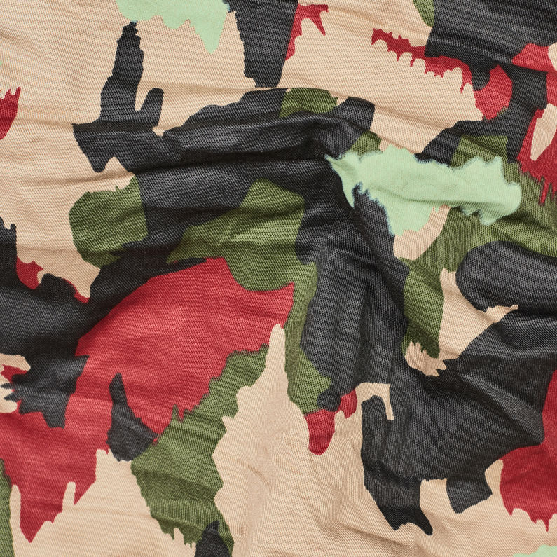 G-STAR® Rovic Raw Correct Relaxed 1/2-Length Shorts Grün fabric shot