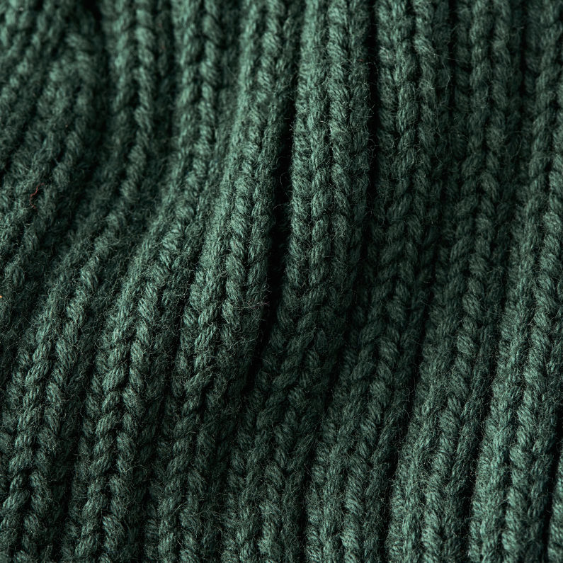 G-Star RAW® Vaan Beanie Verde fabric shot