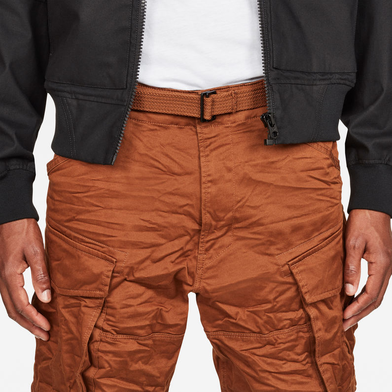 G-Star RAW® Rovic Belt Loose 1/2-Length Short Brown detail shot