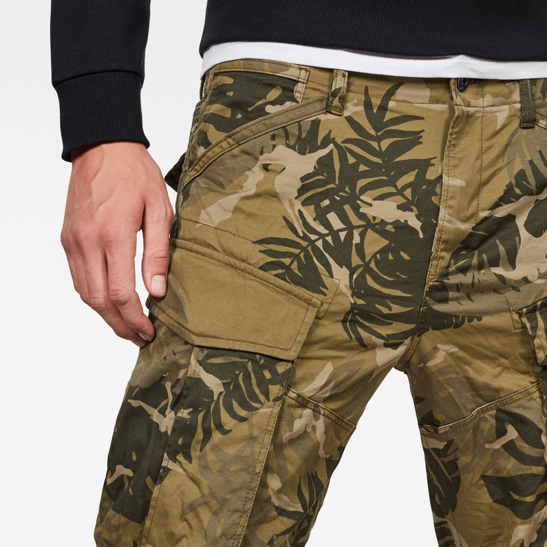 G-Star RAW® Rovic 3D Straight Tapered Pant Green detail shot