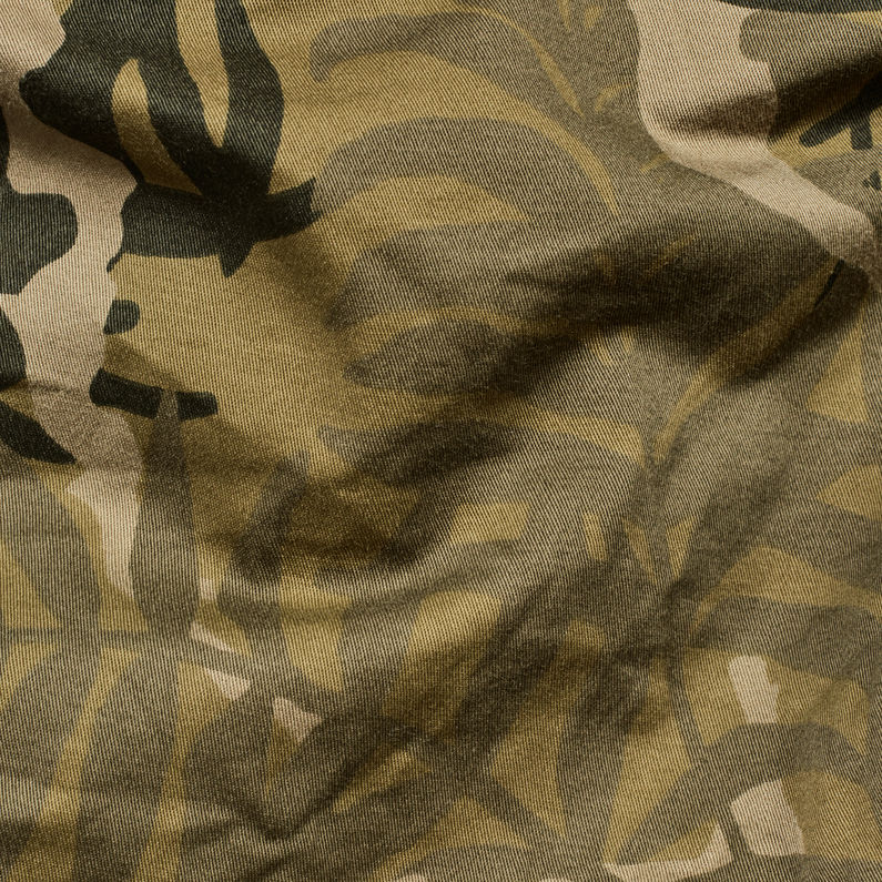 G-STAR® Rovic 3D Straight Tapered Pant Green fabric shot