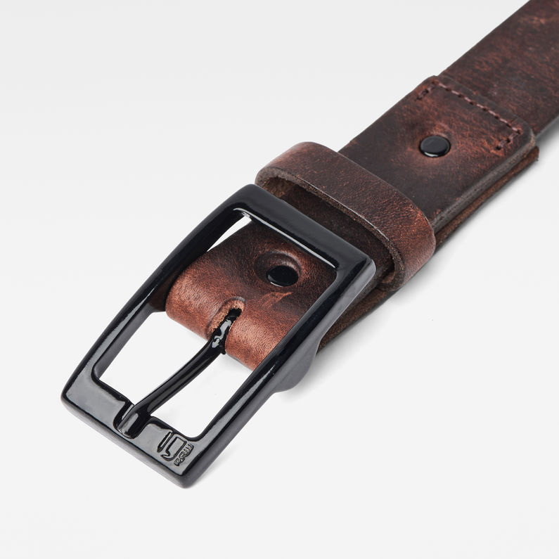 G-Star RAW® Estan belt Red detail shot buckle