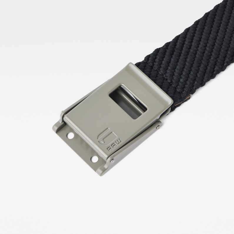 G-Star RAW® Xemy Webbing Belt Green detail shot buckle