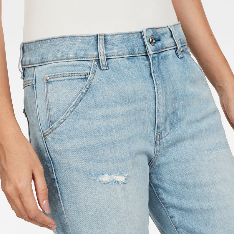 G-STAR® Faeroes Mid Waist Boyfriend Jeans Azul claro