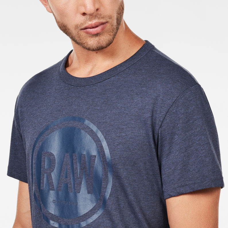 G-Star RAW® Art#6 T-Shirt Dark blue detail shot