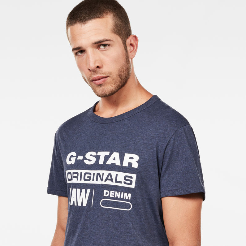 G-Star RAW® Art#2 T-Shirt Dark blue detail shot