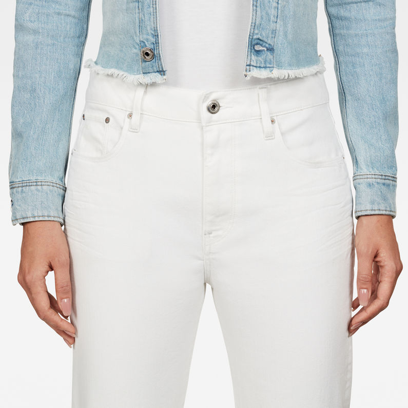 G-STAR® 3301 Mid waist Boyfriend Ripped 7/8-Length Jeans Light blue