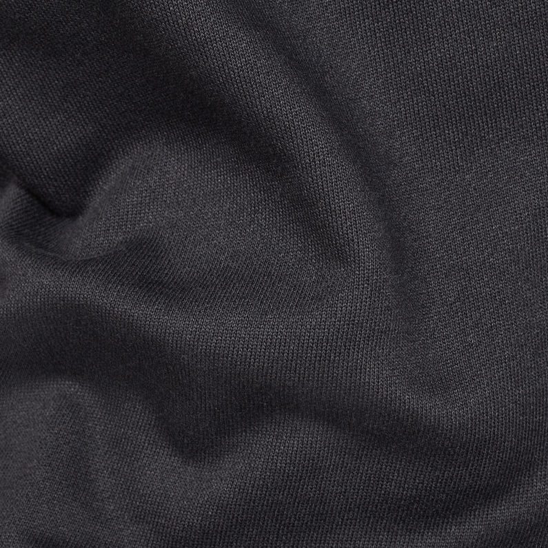G-Star RAW® Raw Correct Triffey Cropped Sweater Schwarz fabric shot