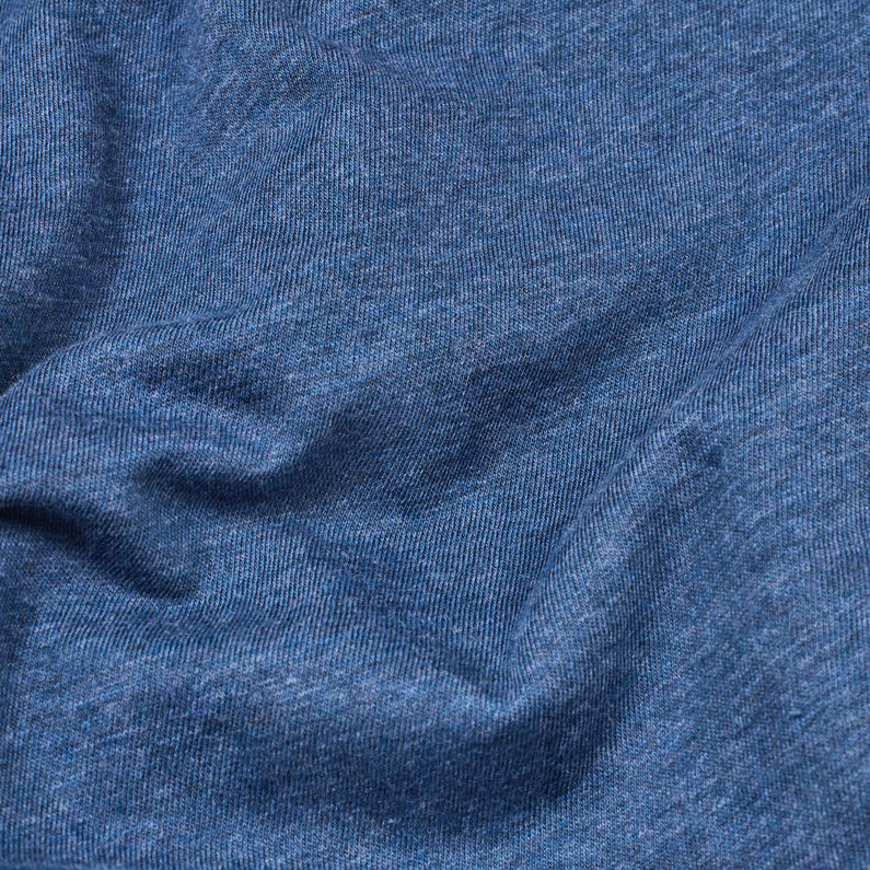 G-Star RAW® Polyca Slim T-Shirt Dark blue fabric shot