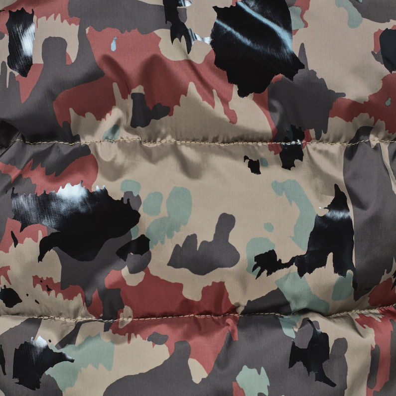G-Star RAW® Strett Padded Jacket Grün fabric shot