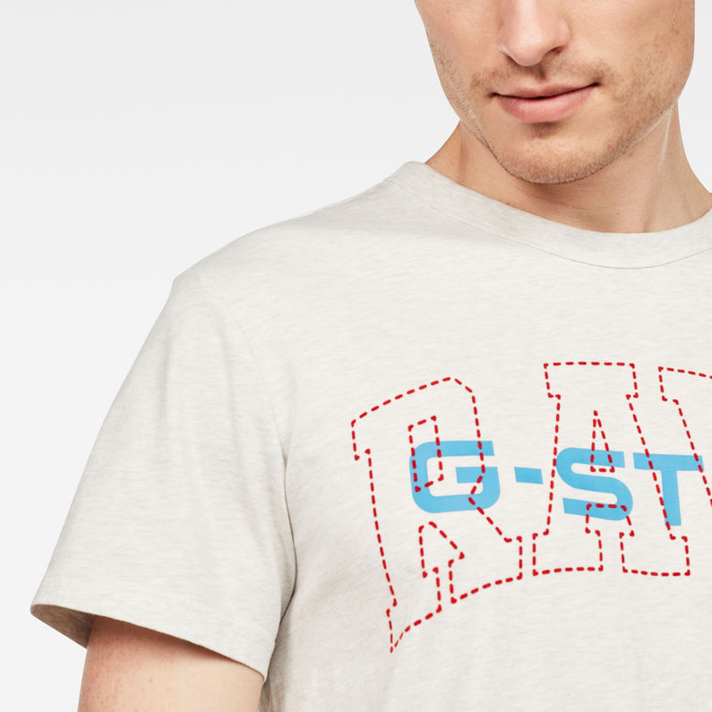 G-Star RAW® 02 T-Shirt White detail shot
