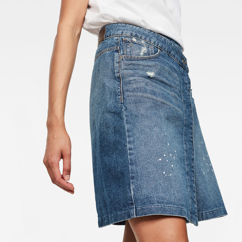 denim star skirt