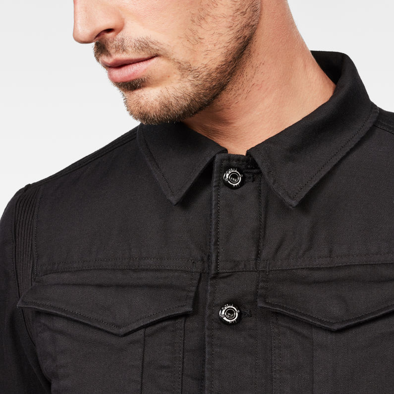 G-STAR® Motac Sec Slim Jacket Black detail shot