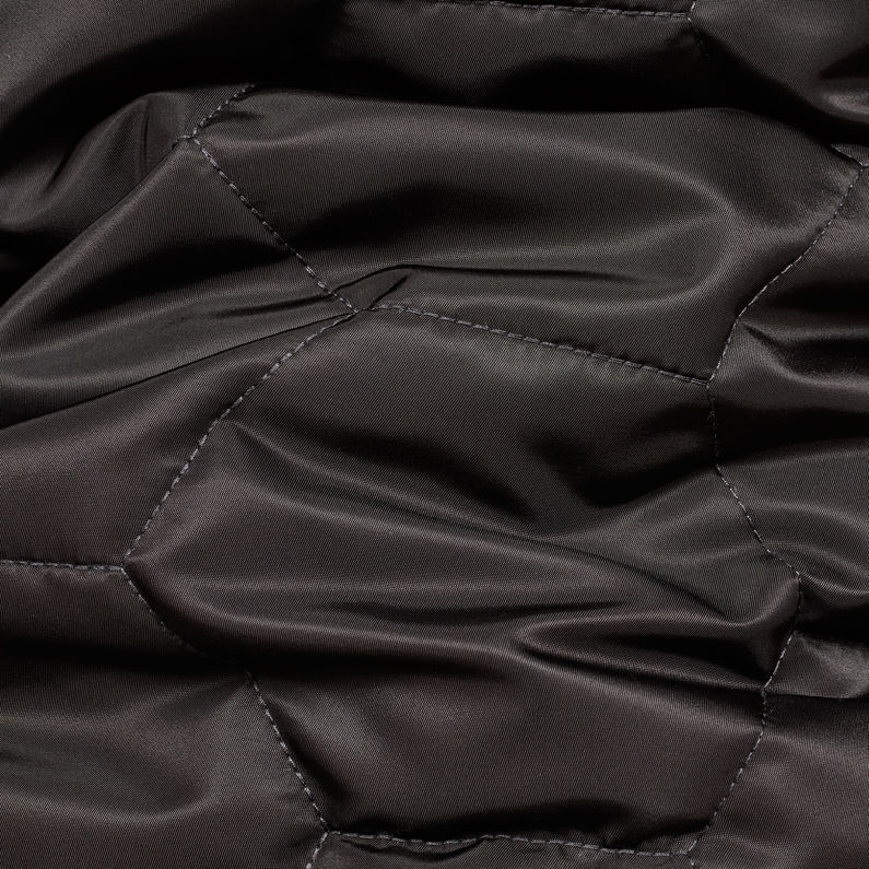 G-STAR® Deline Quilted Boyfriend Bomber Negro fabric shot