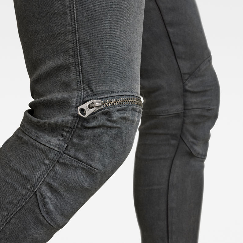 G-Star RAW® 5620 3D Zip Knee Super Slim Jeans Grey