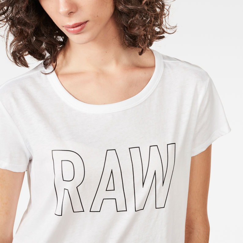 G-Star RAW® Cirst Straight T-Shirt Wit