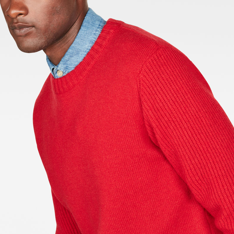 G-Star RAW® Core Knit Red detail shot