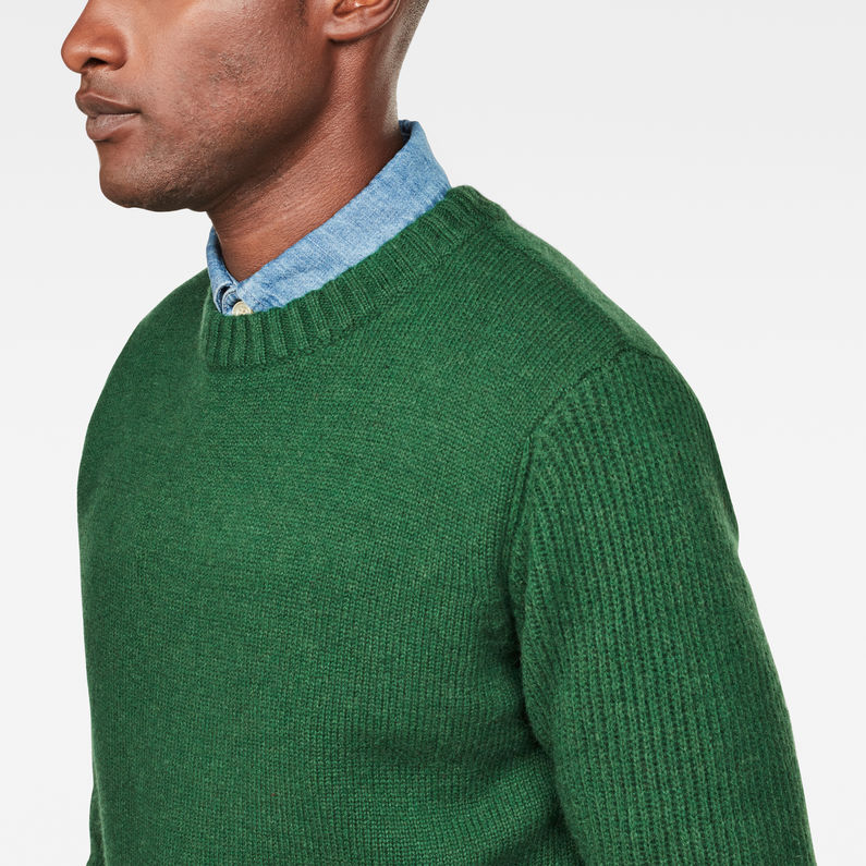 G-Star RAW® Core Knit Verde detail shot