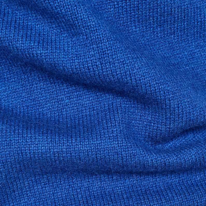 G-Star RAW® Core Turtle Knit Medium blue fabric shot