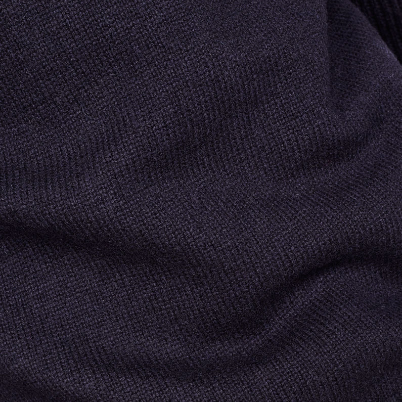 G-Star RAW® Core Turtle Knit Dark blue fabric shot