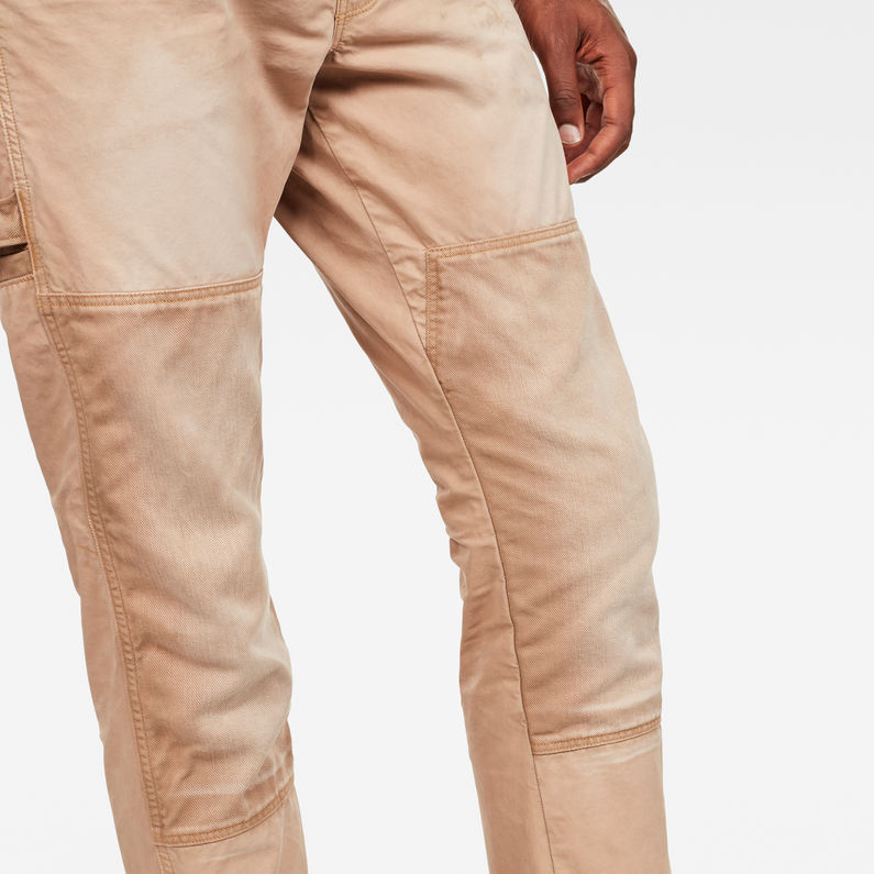 G-STAR® Faeroes Straight Tapered Pant Beige detail shot