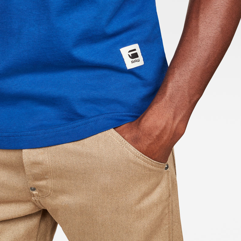 G-Star RAW® Graphic 6 Regular T-Shirt Medium blue detail shot