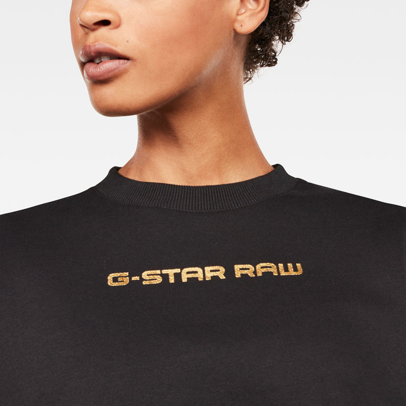 G-Star RAW® Dedda Sweater Black detail shot