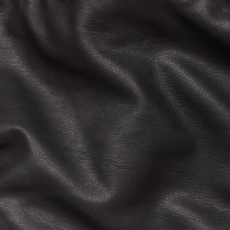 G-STAR® Motac Deconstructed Biker Jacket Schwarz fabric shot