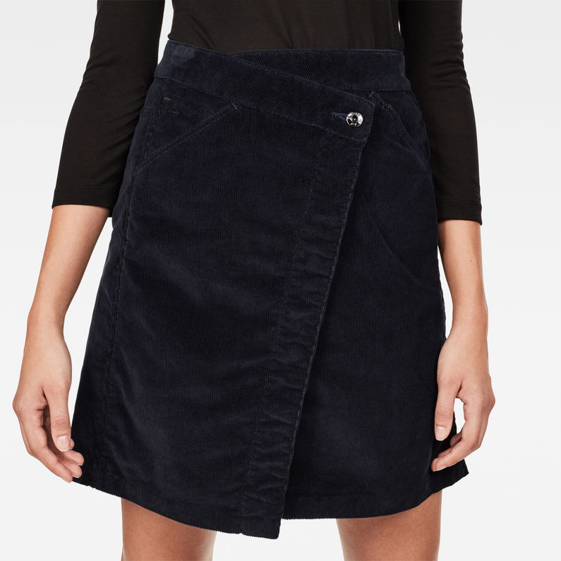 G-Star RAW® 5621 Wrap Skirt Dunkelblau