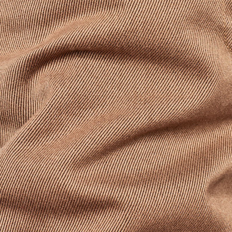 G-Star RAW® Faroes Mid Waist Boyfriend Pants Brown fabric shot