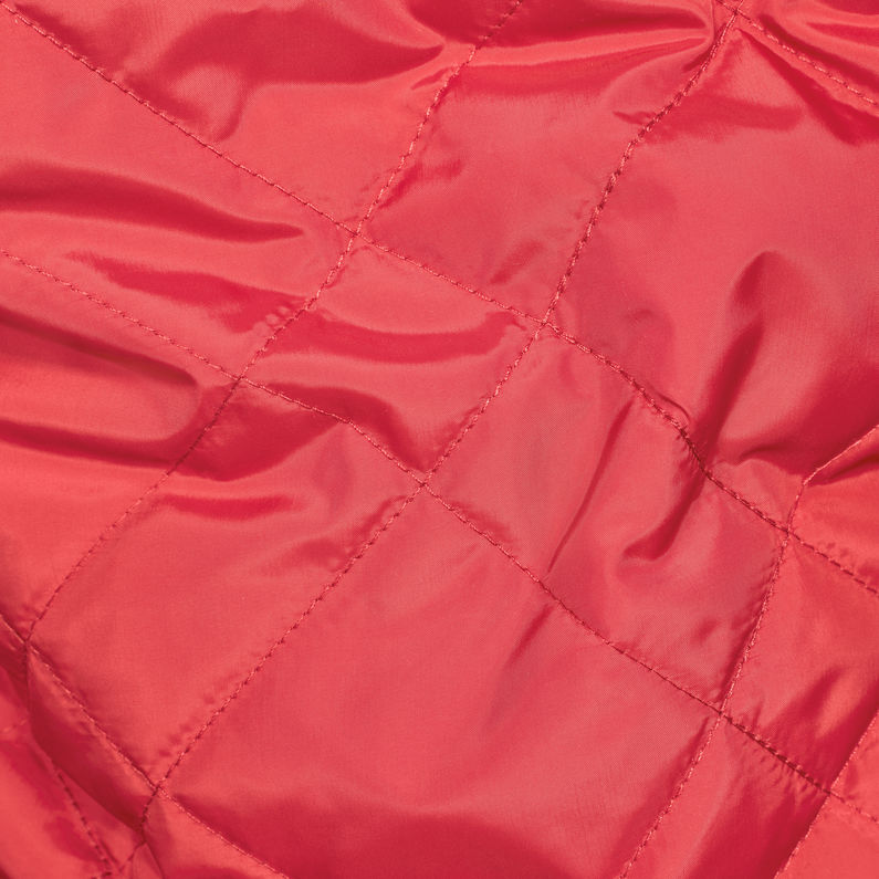 G-STAR® Quilted Liner Red fabric shot