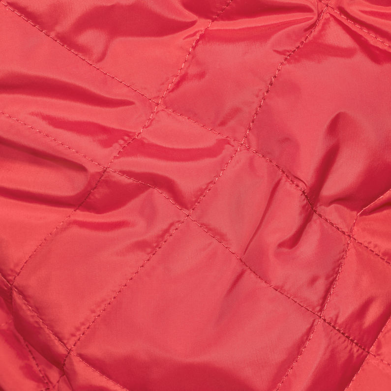 G-Star RAW® Quilted Liner Red fabric shot