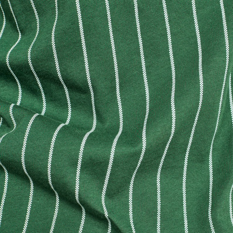G-Star RAW® Graphic 3 Xula Pinstripe T-Shirt Verde fabric shot