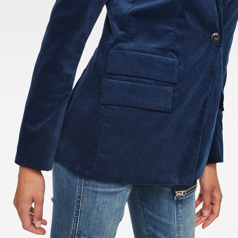 G-Star RAW® Vodan Blazer Dark blue detail shot