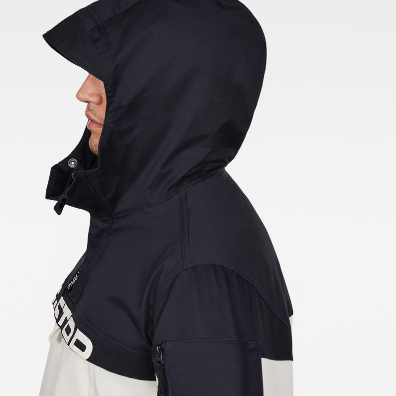 G-Star RAW® Rackam Deconstructed Hooded Anorak Jacket detail shot