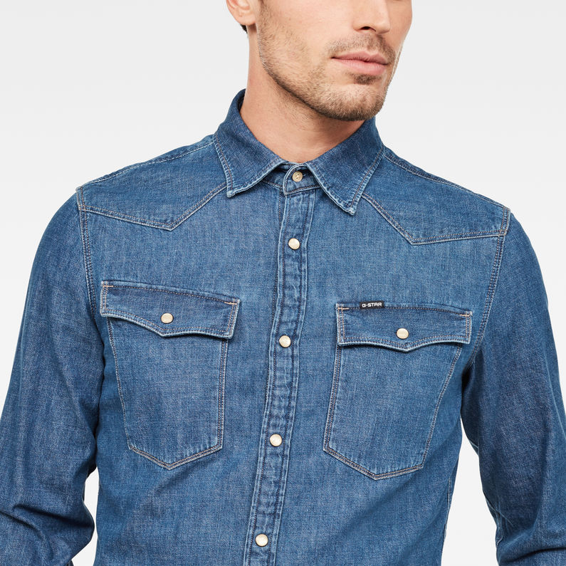 G-Star RAW® 3301 Overhemd Midden blauw