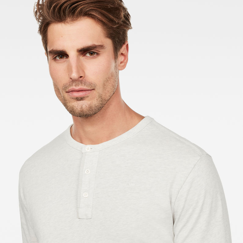 G-Star RAW® Starkon Granddad T-Shirt White detail shot