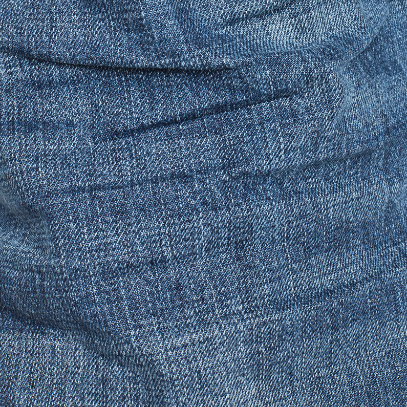 G-Star RAW® Faeroes Straight Tapered Jeans ミディアムブルー fabric shot