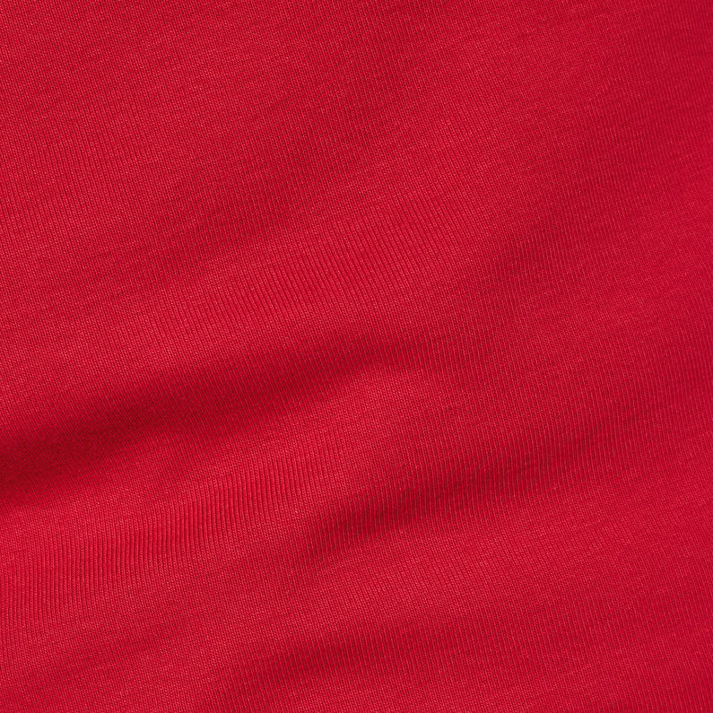 G-Star RAW® Graphic 15 Slim T-Shirt Red fabric shot
