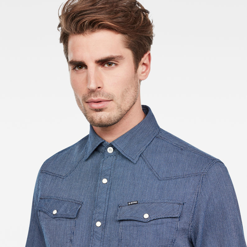 G-Star RAW® 3301 Slim Shirt Bleu foncé