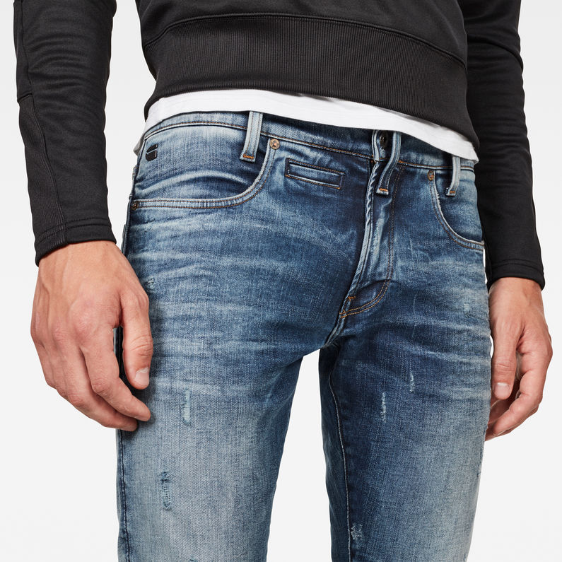G-Star RAW® D-Staq 5-Pocket Skinny Jeans Mittelblau